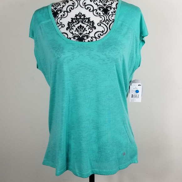 NWT Women's Medium Bally's fitness open back top - Picture 1 of 8